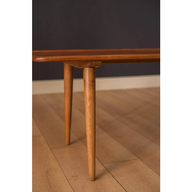 Vintage Danish At-11 Solid Teak Coffee Table by Hans J. Wegner For Sale In Monterey, CA - Image 6 of 10