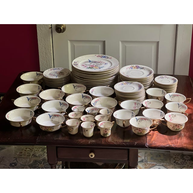 Antique Rosenthal Ivory Bavaria Phoenix Fine China Set- 87 Pieces For Sale - Image 11 of 11