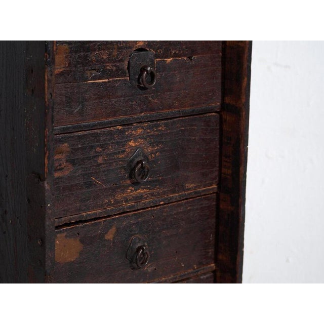 Antique Japanese Filing Cabinet For Sale - Image 3 of 14