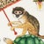 8 Inch Accent Plate Monkey Magic by Lynn Chase Animalier Dinnerware For Sale - Image 9 of 12