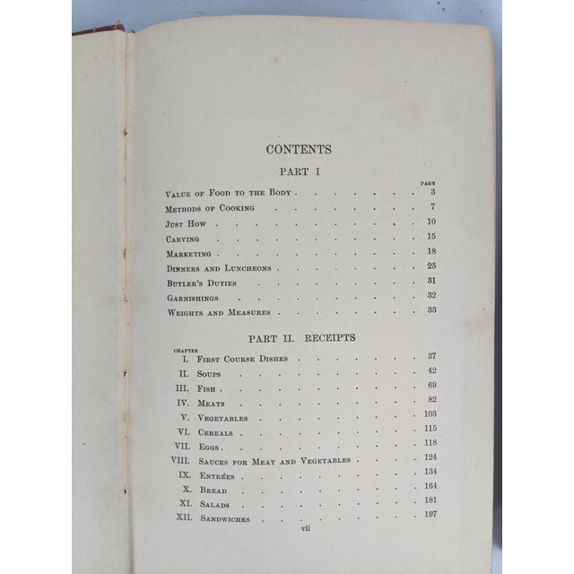 Brown Antique & Vintage American Cookbooks, Lowney's 1912 and Just for Two 1951, Pair For Sale - Image 8 of 12