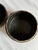 Rose Vintage 1970s Kashmiri Papier Mâché Floral Trinket Box Black Pink and Gold For Sale - Image 8 of 11