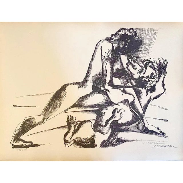 Ossip Zadkine, The Labors of Hercules, Fight Against the Nemean Lion, Lithograph For Sale - Image 4 of 4