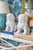 Palm Beach Chic White Foo Dog Guardian Lion Sculptures Primed – A Pair Kindly note photo number two (2) is a digital...