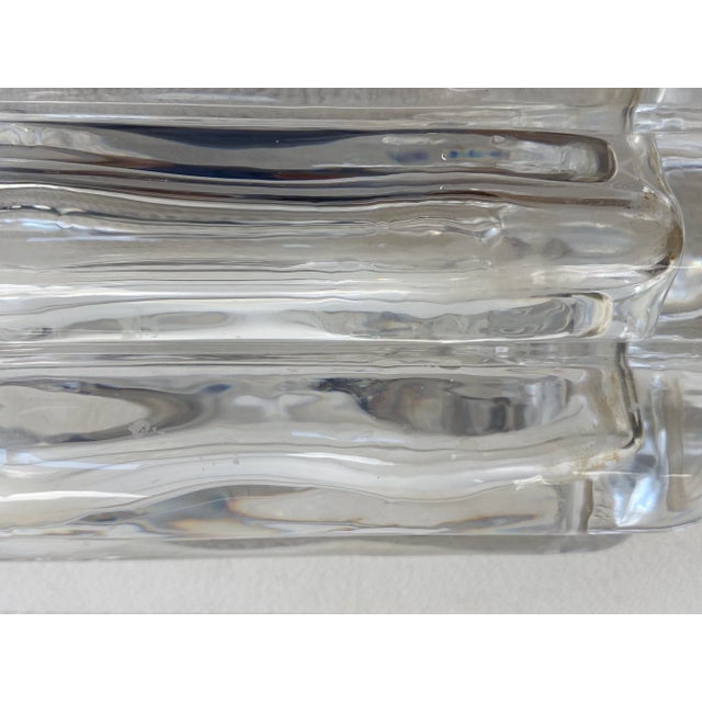 Glass Mid-Century Modern Swedish Art Glass Vase For Sale - Image 7 of 13