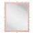 Fleur Home Garden District Coquette Rectangle Mirror in Salmon Berry, 36x48 For Sale