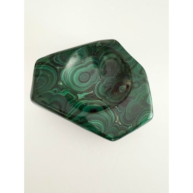 Malachite Catchall Ashtray For Sale - Image 9 of 9
