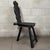 Black Antique Neo-Renaissance Black Carved Wood Chairs, 19th Century, Set of 2 For Sale - Image 8 of 11