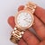Contemporary Vacheron Constantin Sovereign 18k Rose Gold 32mm Watch For Sale - Image 3 of 11