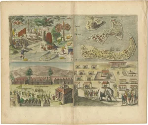 Mauritius and Indonesia, 1730, Paper