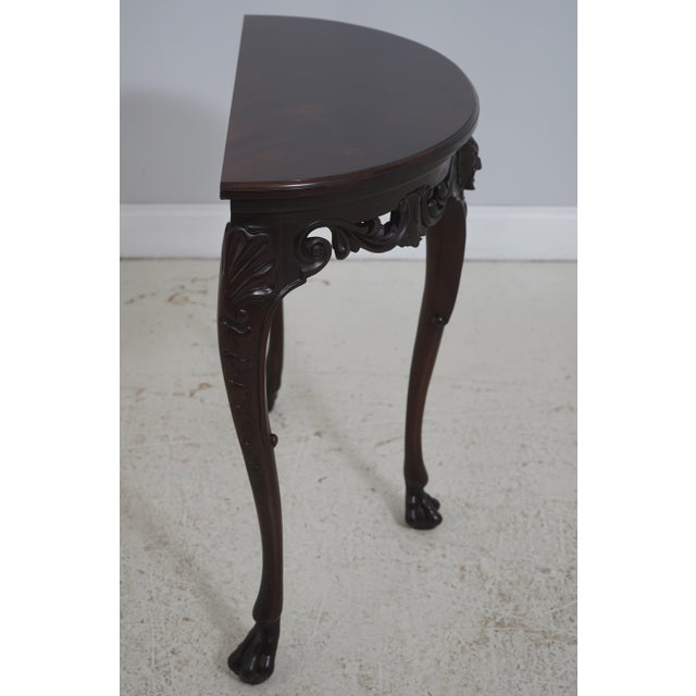 Traditional Baker Stately Homes Collection Mahogany Console Table For Sale - Image 3 of 15