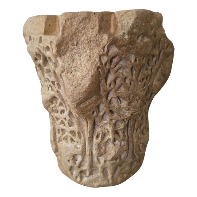 Architectural Capital in Terracotta, 1950s For Sale