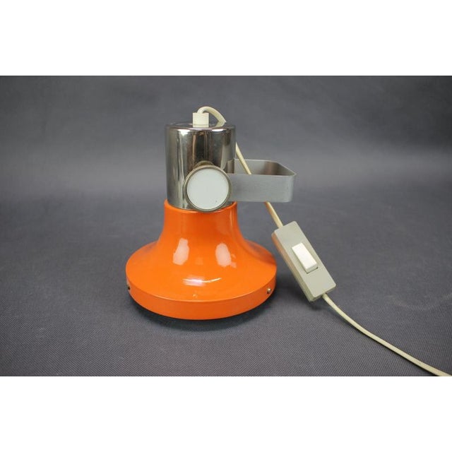 Orange Wall Lamp by Josef Hurka for Napako, Czechoslovakia, 1970s For Sale - Image 13 of 14