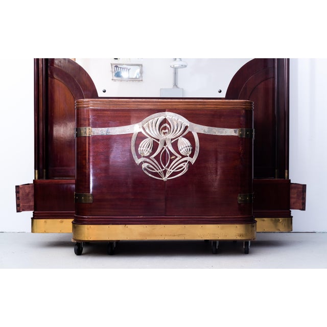 Art Nouveau Mahogany Buffet, 1905 For Sale - Image 18 of 18