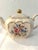 Lovely nicely matched vintage tea set features one 1960s Sadler English off-white lidded teapot with crown finial and...