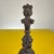 ancient carved wooden pinnacle Height: 17 Diameter: 6 This piece is attributed to the mentioned designer/maker. It has no...