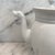 White Antique French Porcelain Coffee Pot or Tea Pot With Swan Neck For Sale - Image 8 of 14
