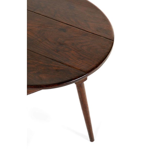 Wood Antique Cricket Table in Oak, 1700s For Sale - Image 7 of 13
