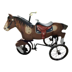 Vintage Canterpony Mechanical Horse Tricycle 1949, Rare Find