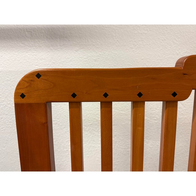 Brown Queen Size Handcrafted Bonsai Tree Cherry Wood Bed Frame For Sale - Image 8 of 12