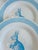 English Set of 6, English Bunny Rabbit Plates For Sale - Image 3 of 7