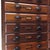 Antique Oak Printer's Cabinet For Sale In Houston - Image 6 of 12