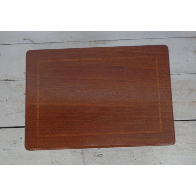 Edwardian Nesting Tables in Inlaid Mahogany, 1930s, Set of 3 For Sale - Image 13 of 18