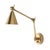Metal Regina Andrew Sal Task Sconce in Natural Brass For Sale - Image 7 of 7