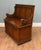 Jacobean Revival Oak Monk's Settle Bench, 1910s For Sale - Image 5 of 8