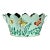Late 20th Century Tole Ware Hand Painted Scalloped Planter For Sale