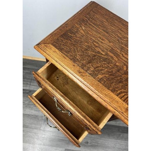 Louis XVI Bedside Table in Oak For Sale - Image 11 of 12