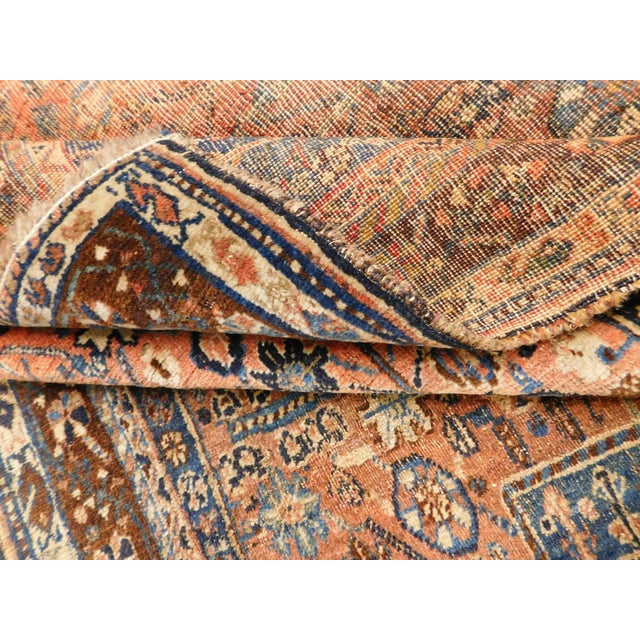 Antique Hand Knotted Persian Rug. 3'7"x 5'7" For Sale - Image 17 of 18