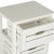 Modern 3 Drawer Cabinet in Distressed Cream For Sale - Image 3 of 5