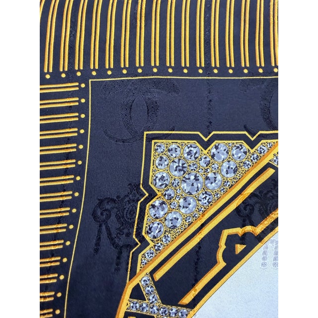 1990s Cartier Silk Scarf Clock Dial For Sale - Image 9 of 10