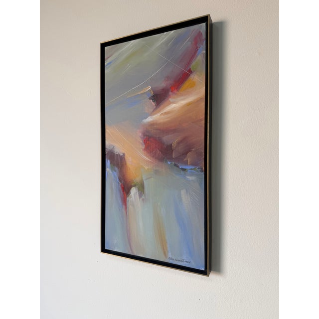 Eileen Walden Johnson Contemporary Expressionist Abstract Acrylic Painting on Canvas, Metal Framed For Sale - Image 4 of 12