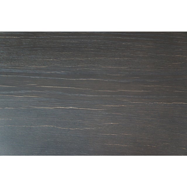 Restoration Hardware I-Beam Rectangular Oak Modern Dining Conference Table 72" For Sale - Image 12 of 14