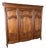 Vintage French Louis XVI Style Wardrobe in Oak For Sale