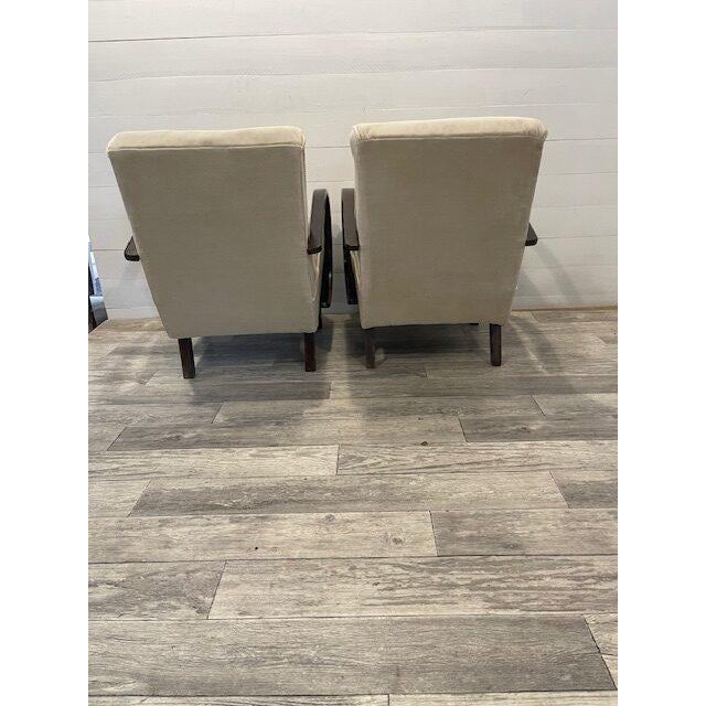 Art Deco Relax Chairs from Halabala, 1930s, Set of 2 For Sale - Image 6 of 10