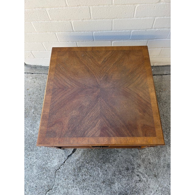 Heritage-Henredon Mid 20th Century Heritage Henredon Mid-Century Modern Side End Lamp Table For Sale - Image 4 of 8