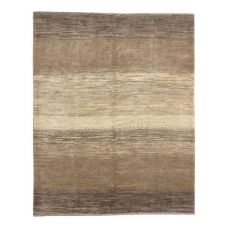 1980s Hand-Knotted Persian Lori Gabbeh Rug 5'2" X 6'5" For Sale