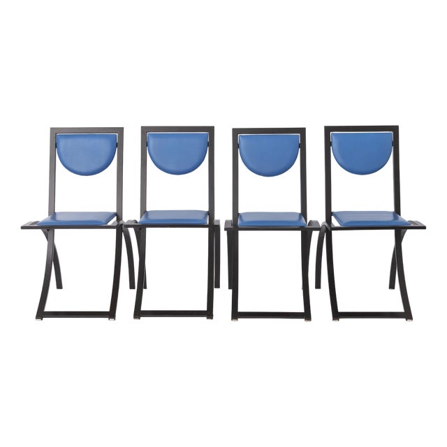 Dining Chairs by Karl Friedrich Förster for KFF Germany, 1980s, Set of 4 For Sale