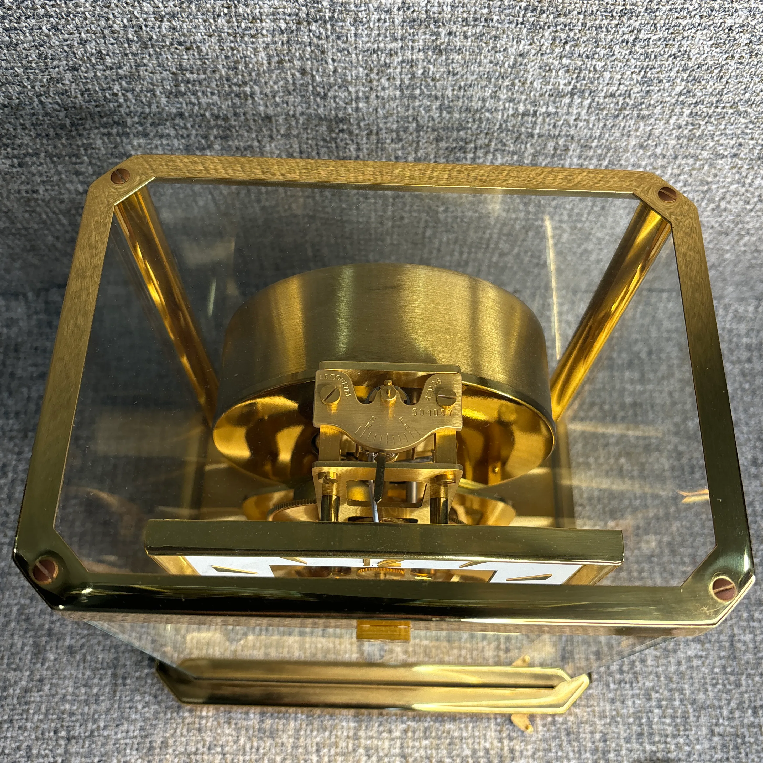 Late 20th Century Jaeger-Lecoultre Atmos Clock | Chairish