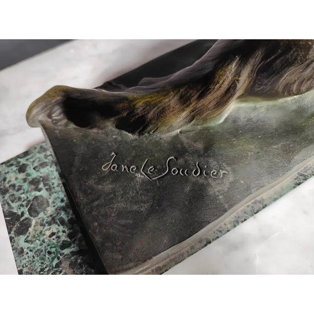 Metal Friends of Jane Figurine in Bronze, 1920s For Sale - Image 7 of 9