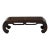 5.5" Reddish Brown Scroll Leg Rectangular Wood Display Stand Easel For Sale