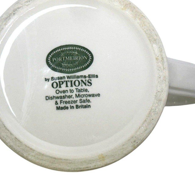 1990s Portmeirion 'Options' Retired Embossed Smooth Laurel Rim Tankard Mug For Sale In Dallas - Image 6 of 7