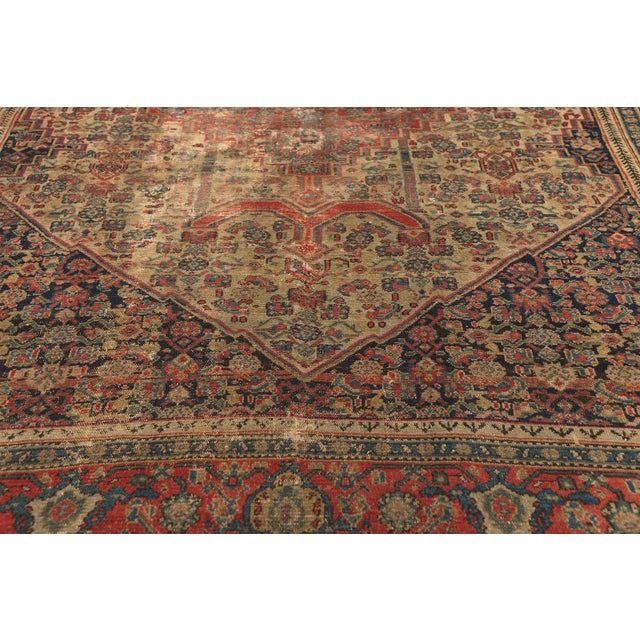 Late 19th Century Late 19th Century Persian Malayer Rug, 04'06 X 06'05 For Sale - Image 5 of 10