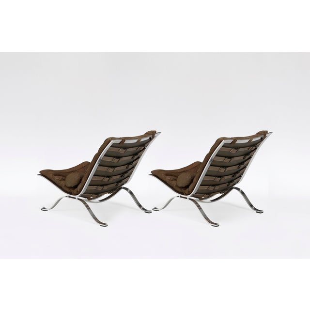 Vintage Ari Sling Lounge Chair by Arne Norell for Arne Norell Ab, 1960s Set of 2 For Sale - Image 3 of 6