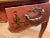 Baker Furniture 2pc Queen Anne Scarlet Japanned Desk/ Bureau Plat For Sale In San Francisco - Image 6 of 12