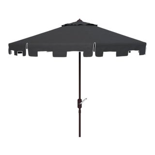 Outdoor Zimmerman 11ft Round Market Umbrella - Black For Sale
