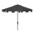Outdoor Zimmerman 11ft Round Market Umbrella - Black For Sale